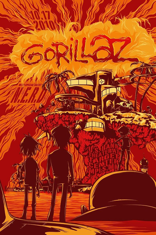 Gorillaz Music Poster