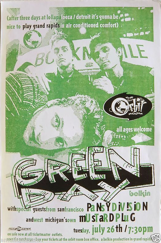 Green Day Music Poster