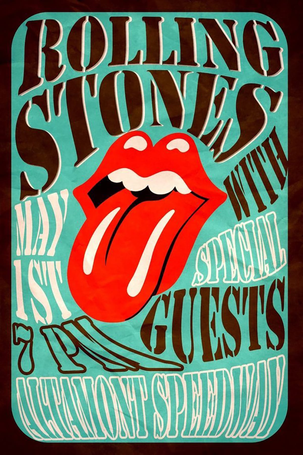 Rolling Stones Music Poster