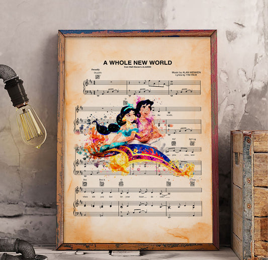 A Whole new World Dictionary Poster