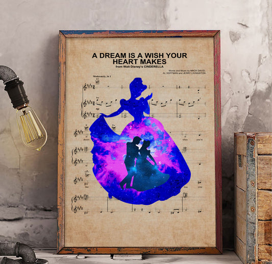 A Dream is a Wish Dictionary Poster