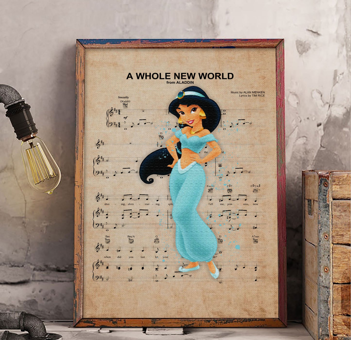 A Whole New World Dictionary Poster