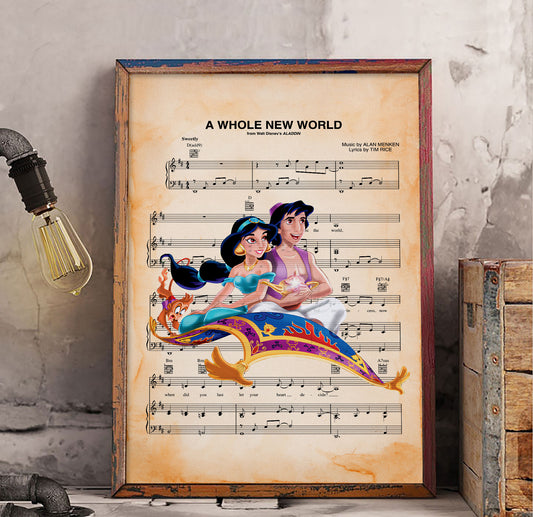 A Whole New World Dictionary Poster