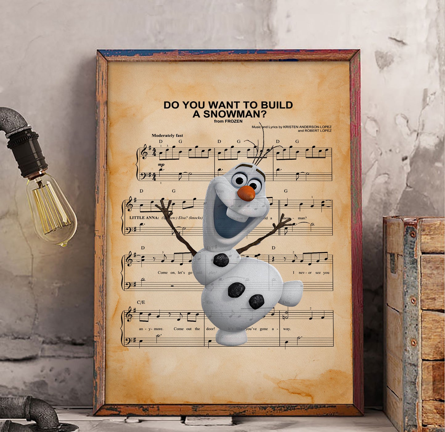 Do you want to build a Snowman Dictionary Poster